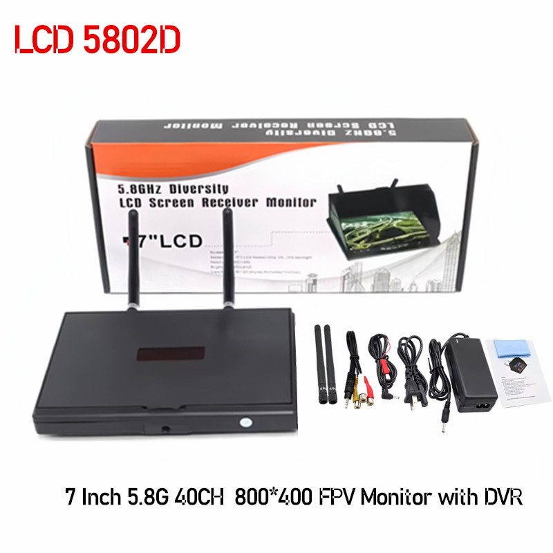 Drone Controller Screen - 5.8G FPV DVR LS5802D, écran LCD