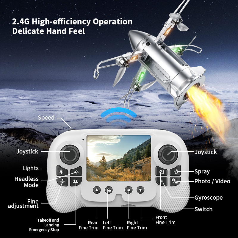 Drone OZ X6 Rocket, écran de 2 - Drone Controller Screen avis et prix