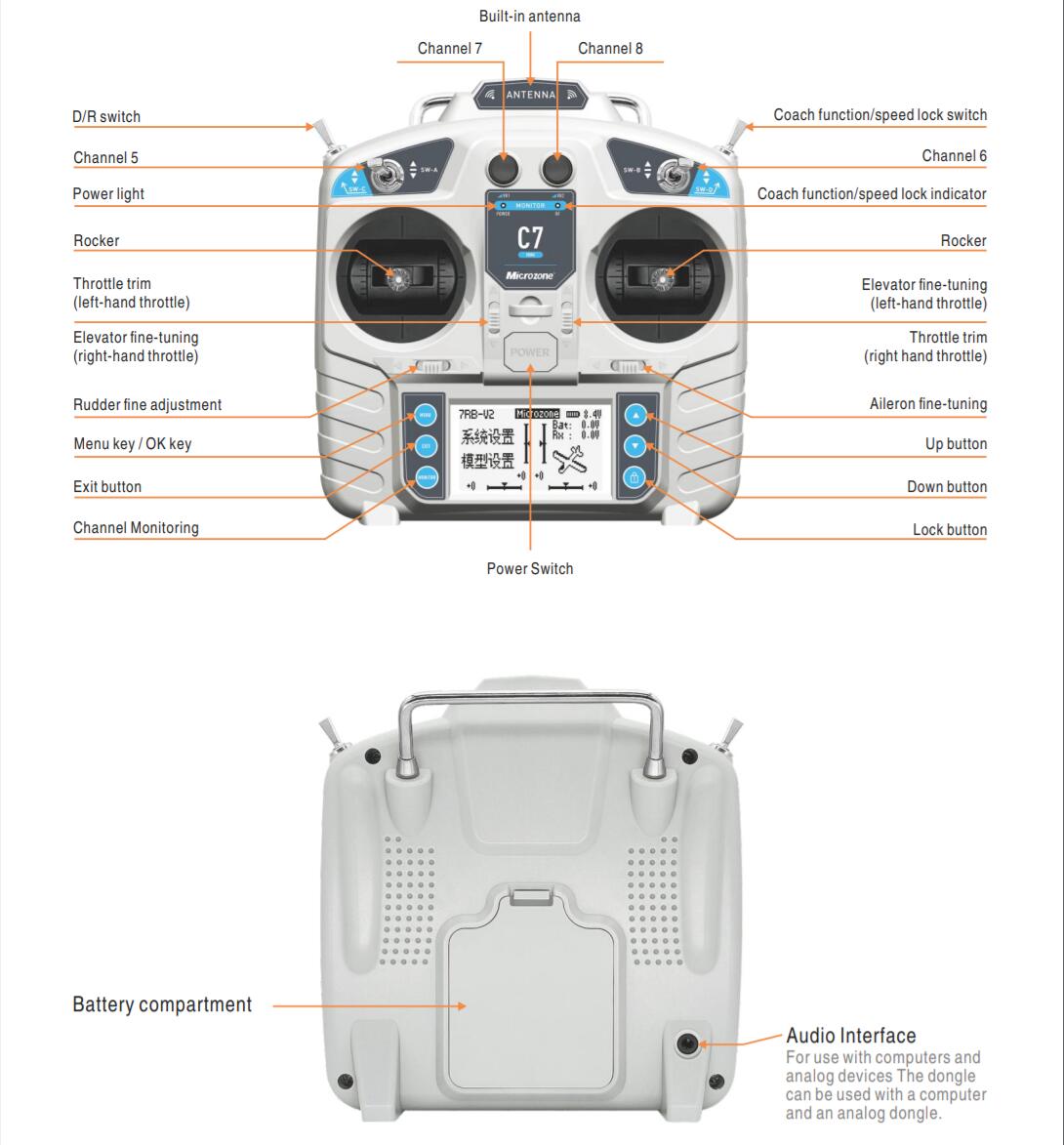 MicroZone MC7 contrôleur C7 MI - Drone Battery Adapter avis et prix
