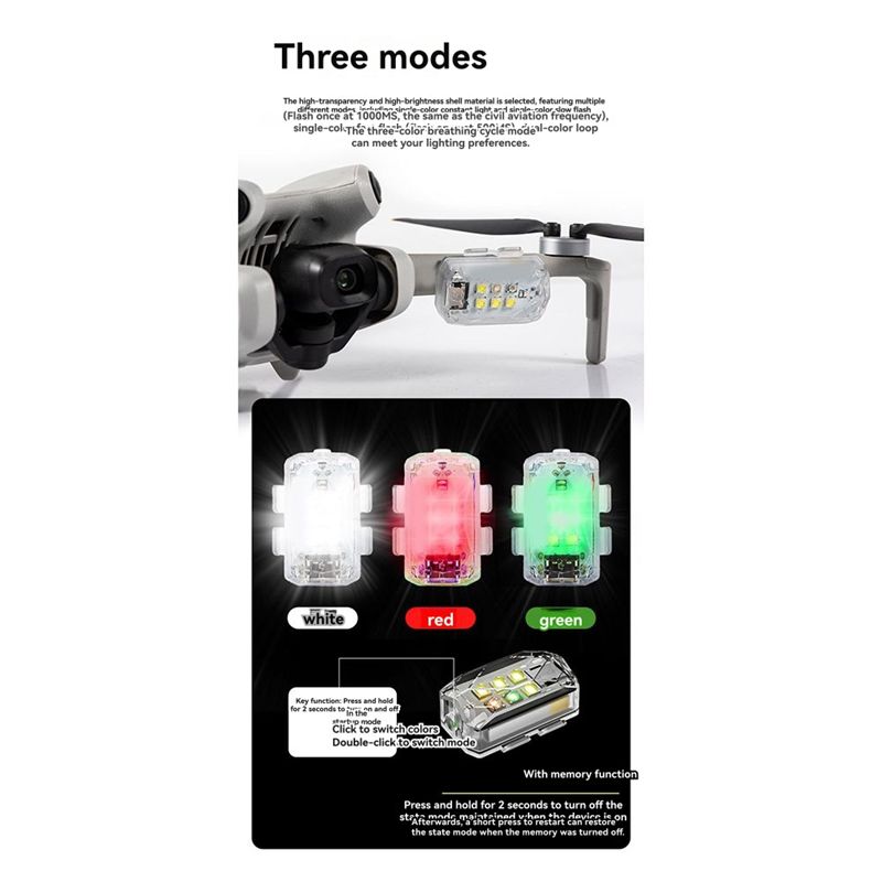 ABZZ – Lampe de nuit à LED pou - Drone Strobe Light avis et prix